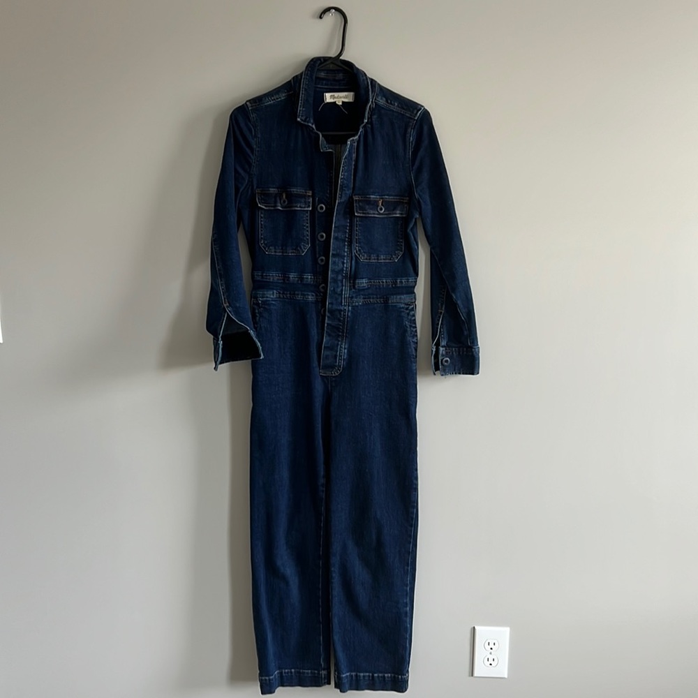 Madewell slim coverall jumpsuit